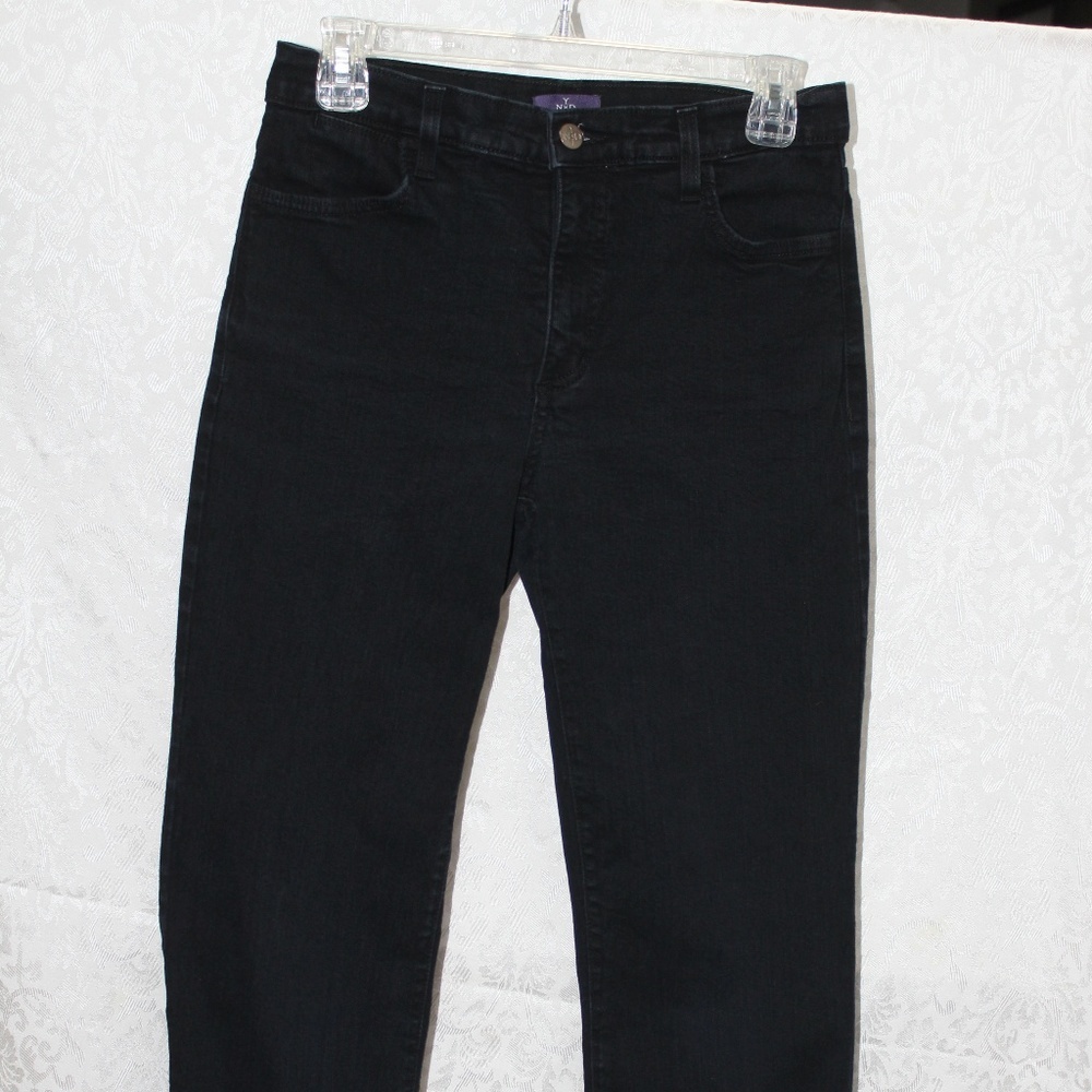 NYDJ Dark Blue Straight Leg Stretch Jeans